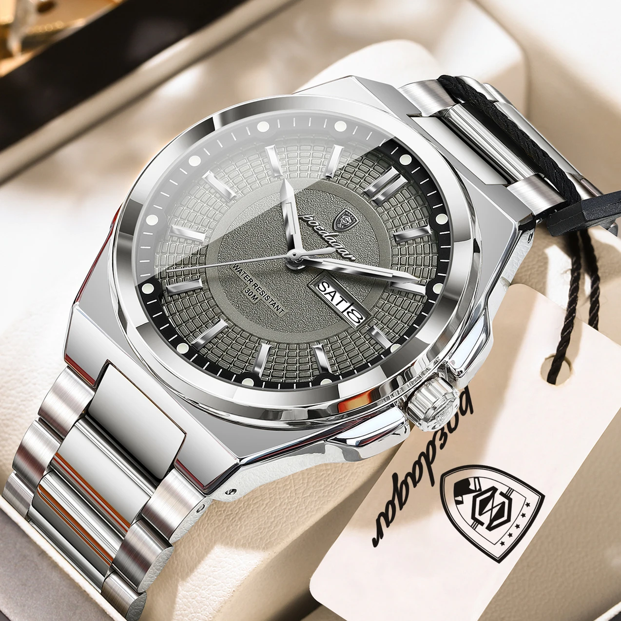 Men's Stylish Waterproof Luminous Casual Watch