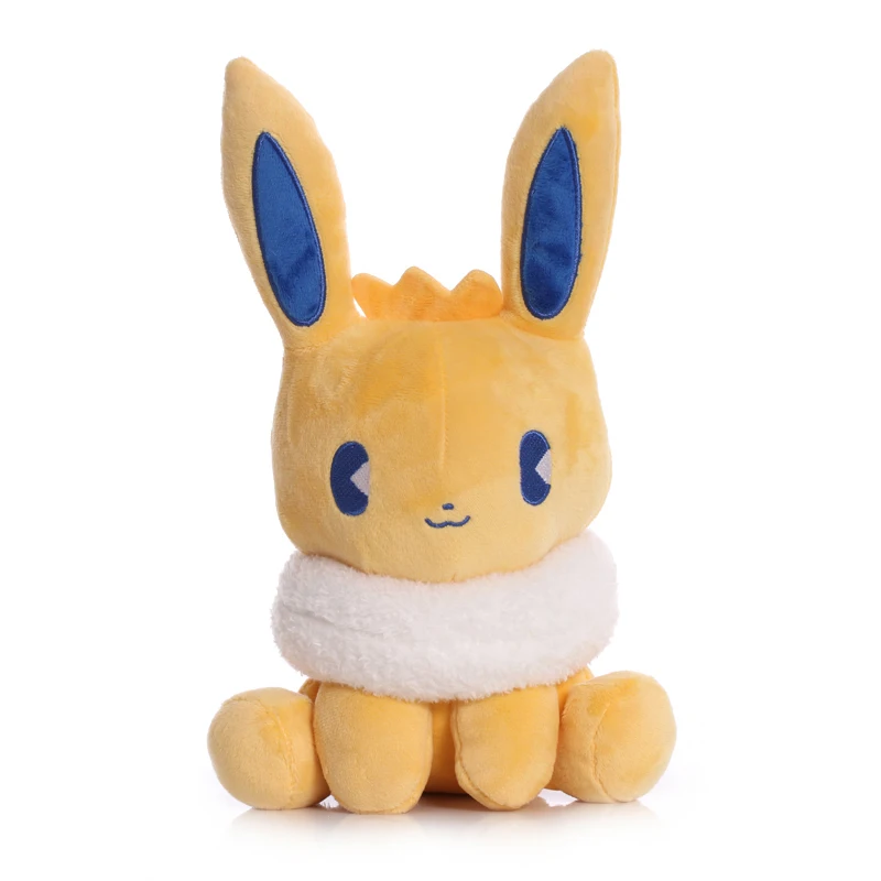 27cm TAKARA TOMY Pokemon Q Version Eevee Plush Toys Doll Eevee Plush Soft Stuffed Animals Toys for Kids Children Xmas Gifts