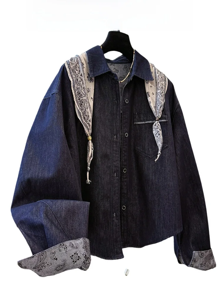 femmes-denim-irt-coupe-ample-coreen-sle-automne-2025-nouveau-vintage-brode-avec-poincon-decontracte-haut-ample