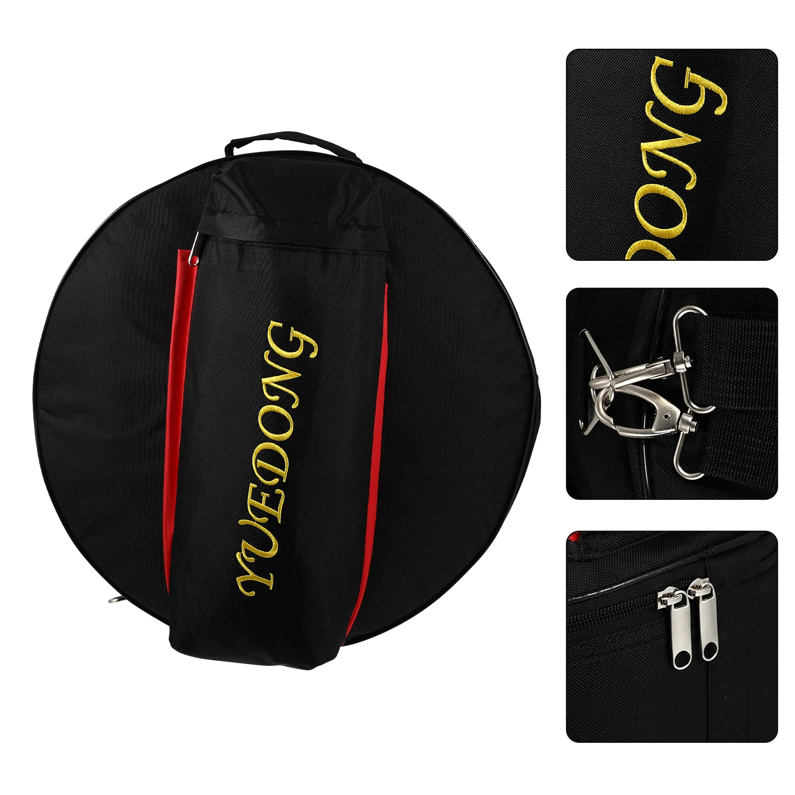 

Storage Bag Snare Percussion Instrument Portable Drum Accessory Black Cloth Case