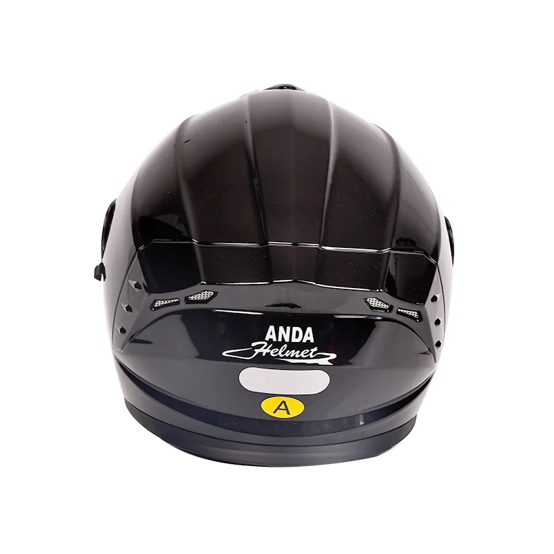 DOT Certification Full Face Motorcycle Helmets Custom Factory Design with Comfortable ABS Lining & Double Mirror Cycling Helmet