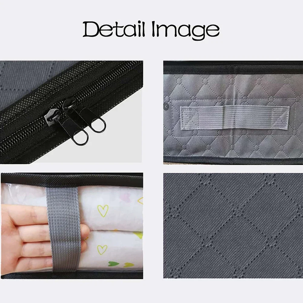 Under bed Storage Bag For Portable Foldable Quilt Bags Wardrobe Clothes Organizer Storage Box Dustproof Organizer Large Capacity