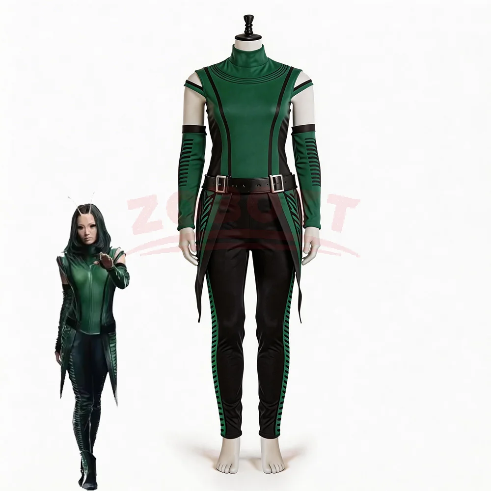 Costume de cosplay Anime Mantis, combinaison verte, costume de performance pour Halloween, carnaval, fête