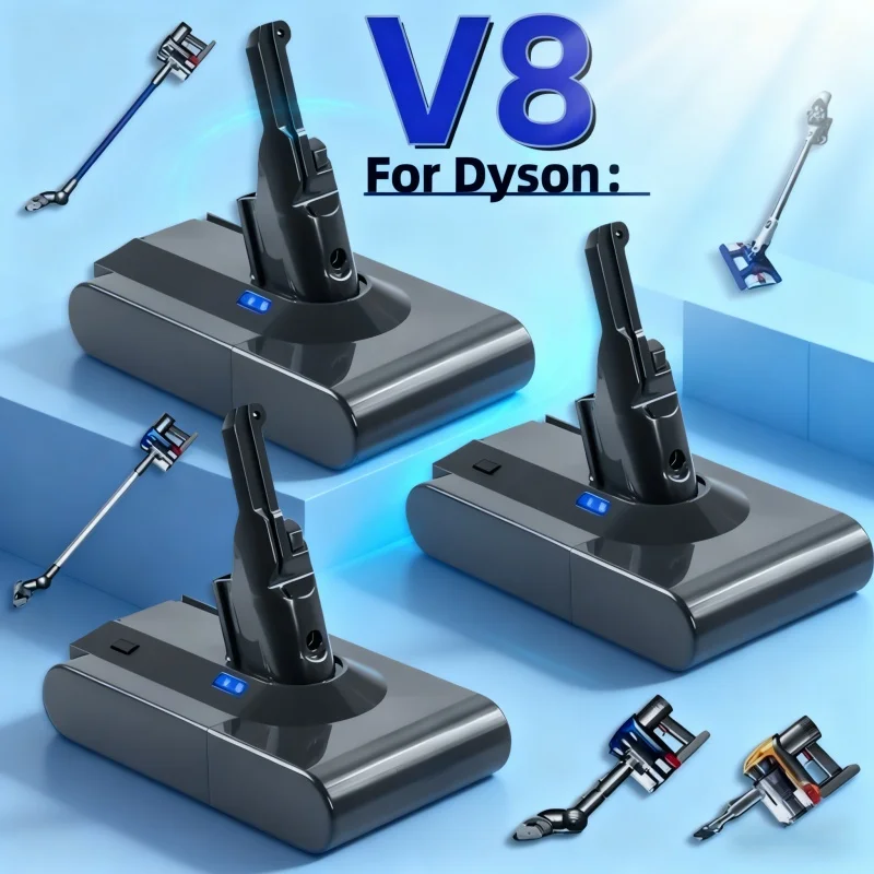 

For Dyson V6 V7 V8 Series SV07 SV09 SV10 DC31 DC34 Absolute Fluffy Animal Pro Bateria Vacuum Cleaner Rechargeable Battery