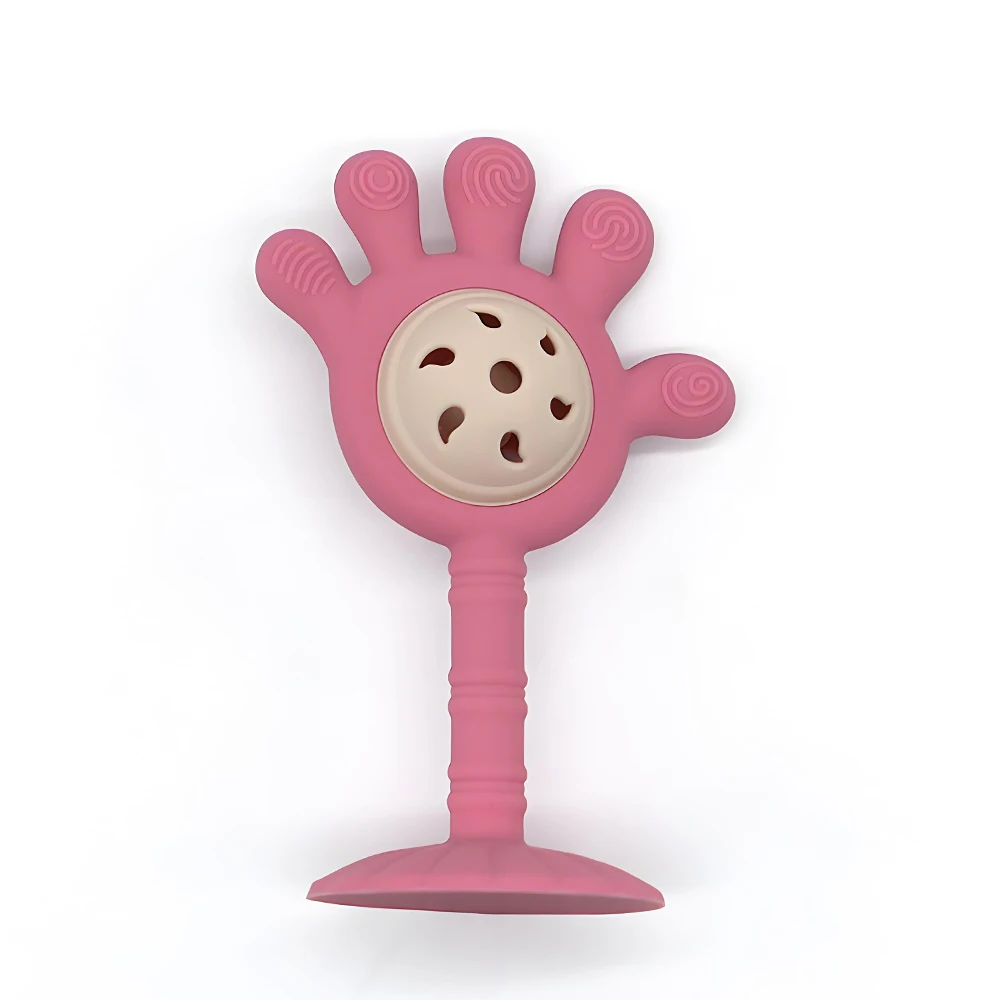 아기용 몬테소리 딸랑이 이빨 장난감, 다채로운 지능 조기 교육 집중 훈련 도구 장난감