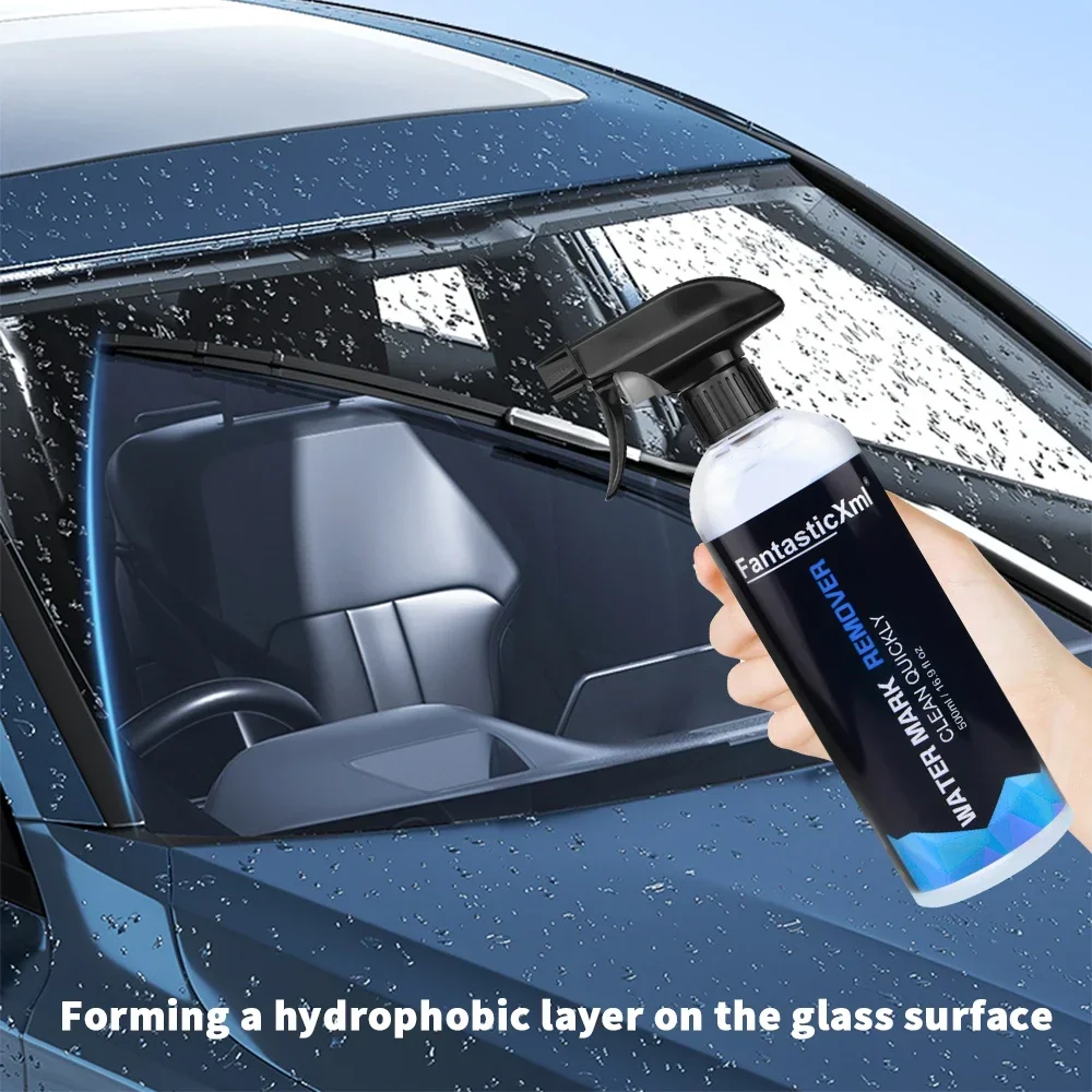 Muli-function 500 مللي رذاذ مزيل علامات الماء للعناية بالسيارات طلاء السيارات تنظيف السطح الخارجي إزالة البقع العنيدة
