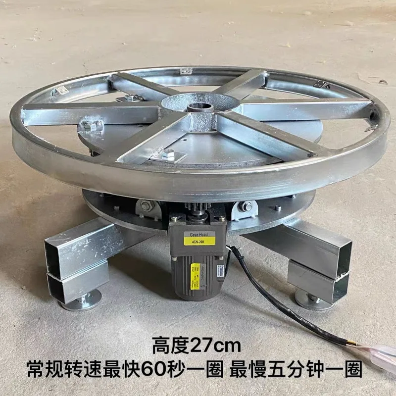 Heavy‑Duty Steel Motorized Rotating Turntable, Speed‑Adjustable Electric Base for Live Shooting Industrial Display