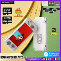 Retroid Pocket 4 Pro Retro Handheld Game Video Player Console 4.7 Inch Screen 8G+128G Android 13 Bluetooth 512G PSP PS2 3DS Gift