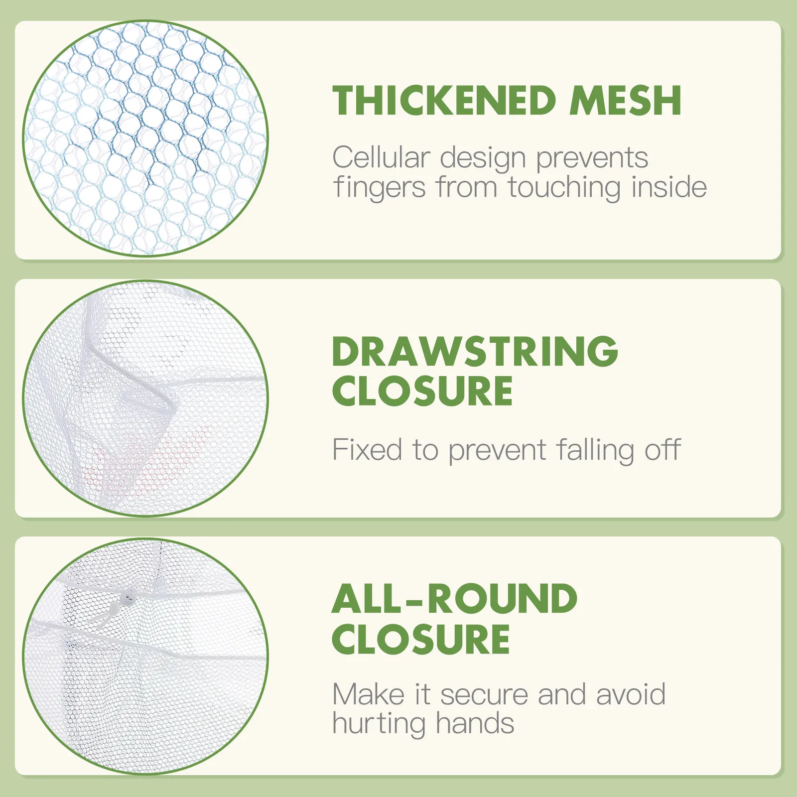 

4PCS 45cm Cartoon Plant Pattern Fan Protective Net Grip-Proof Fan Hood Safety Net Round Fan Mesh Fan Protective Cover for Home D