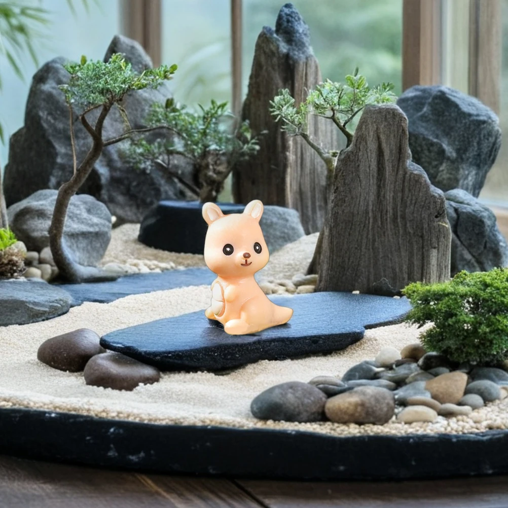 

8Pcs Miniature Kangaroo Resin Garden Ornaments Tiny Animal Decor for DIY Terrarium Home Outdoor Decoration Resin Fairy Garden