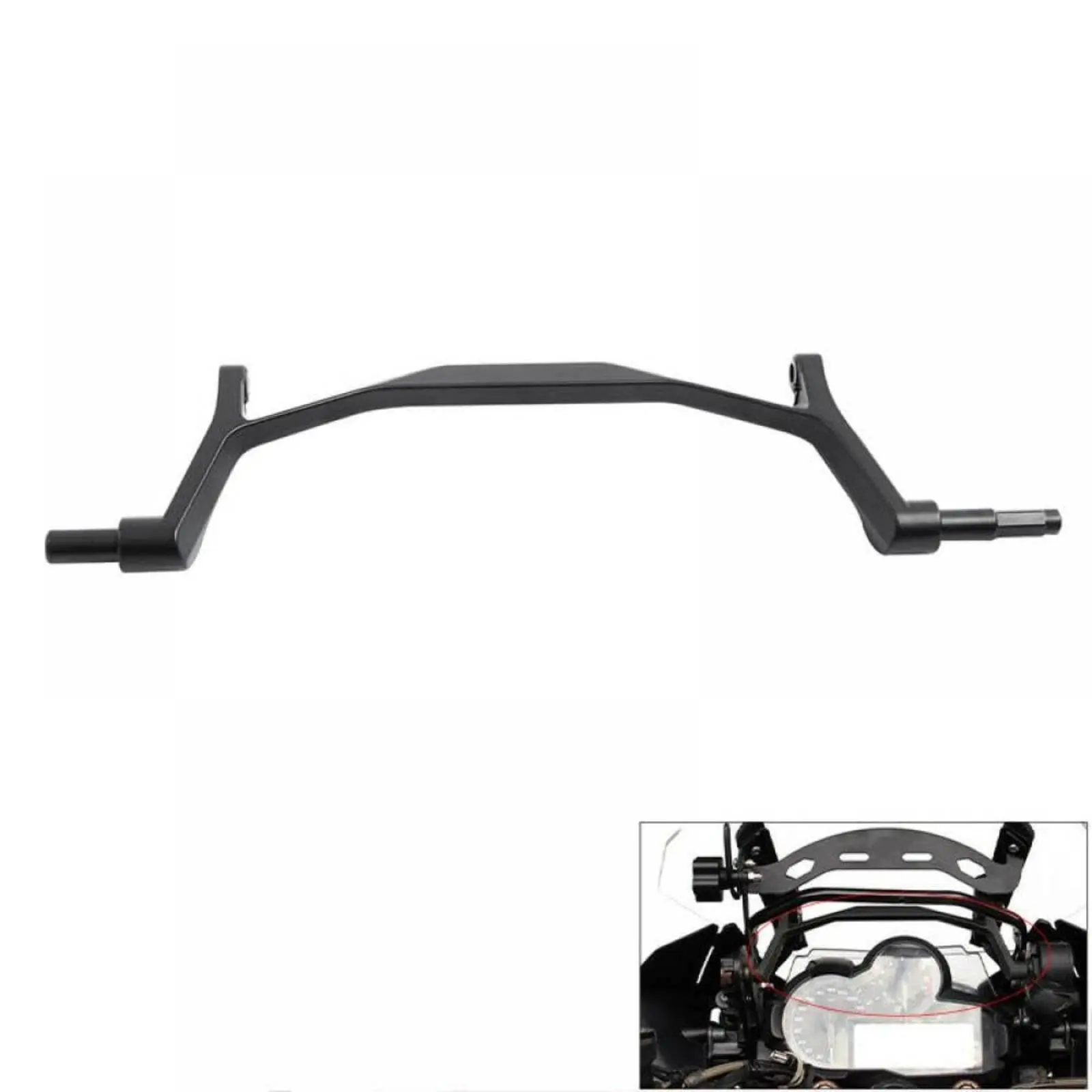 

Windshield Bracket Lightweight Instrument Bracket Windscreen Mount Easy Install Motorcycle Accessory Heavy-Duty