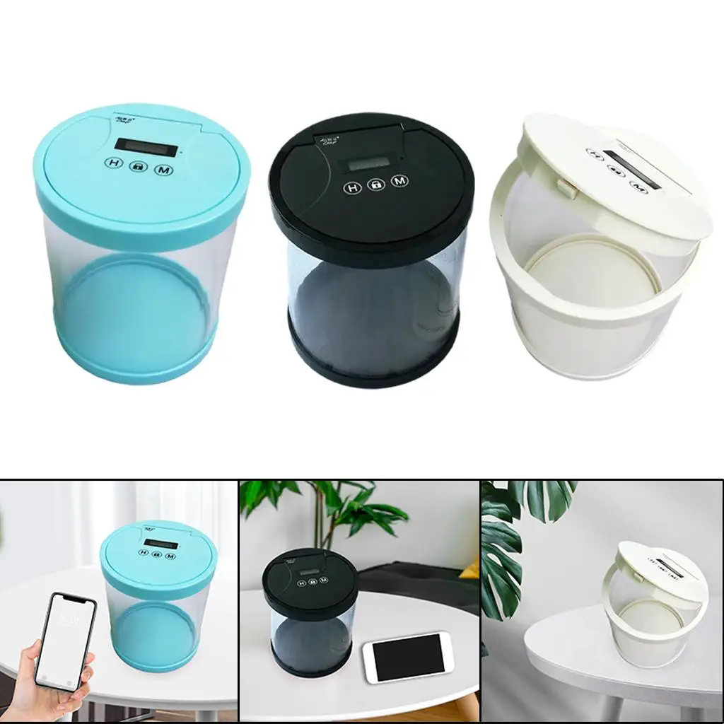 Timed Lock Box Control Excessive Addiction Multi-Purpose Storage Box for