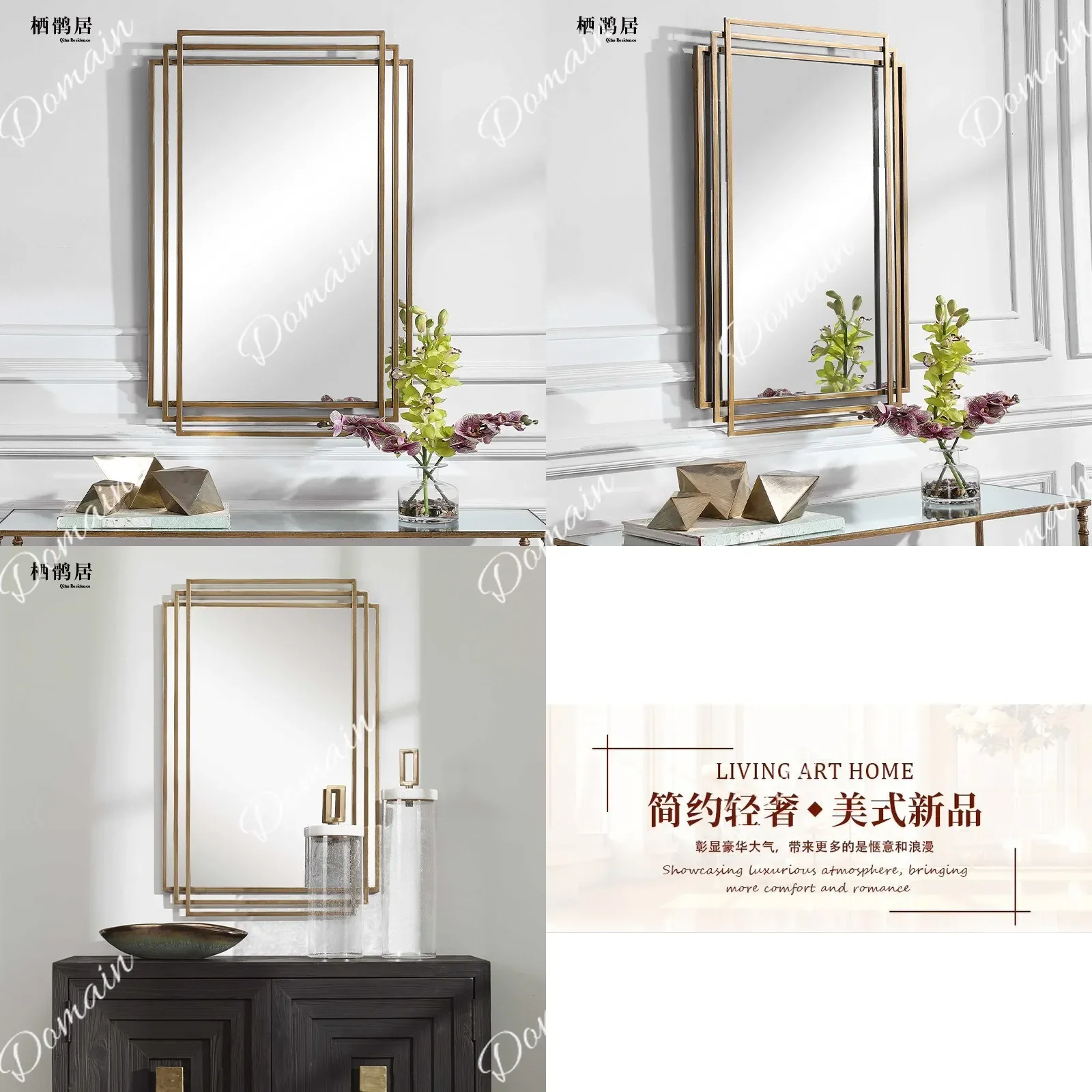 Nn HD Smart Full Length Acrylic Makeup Mirror, Self-Adhesive Drill-Free Wall Mounted for Bathroom Toilet Vanity