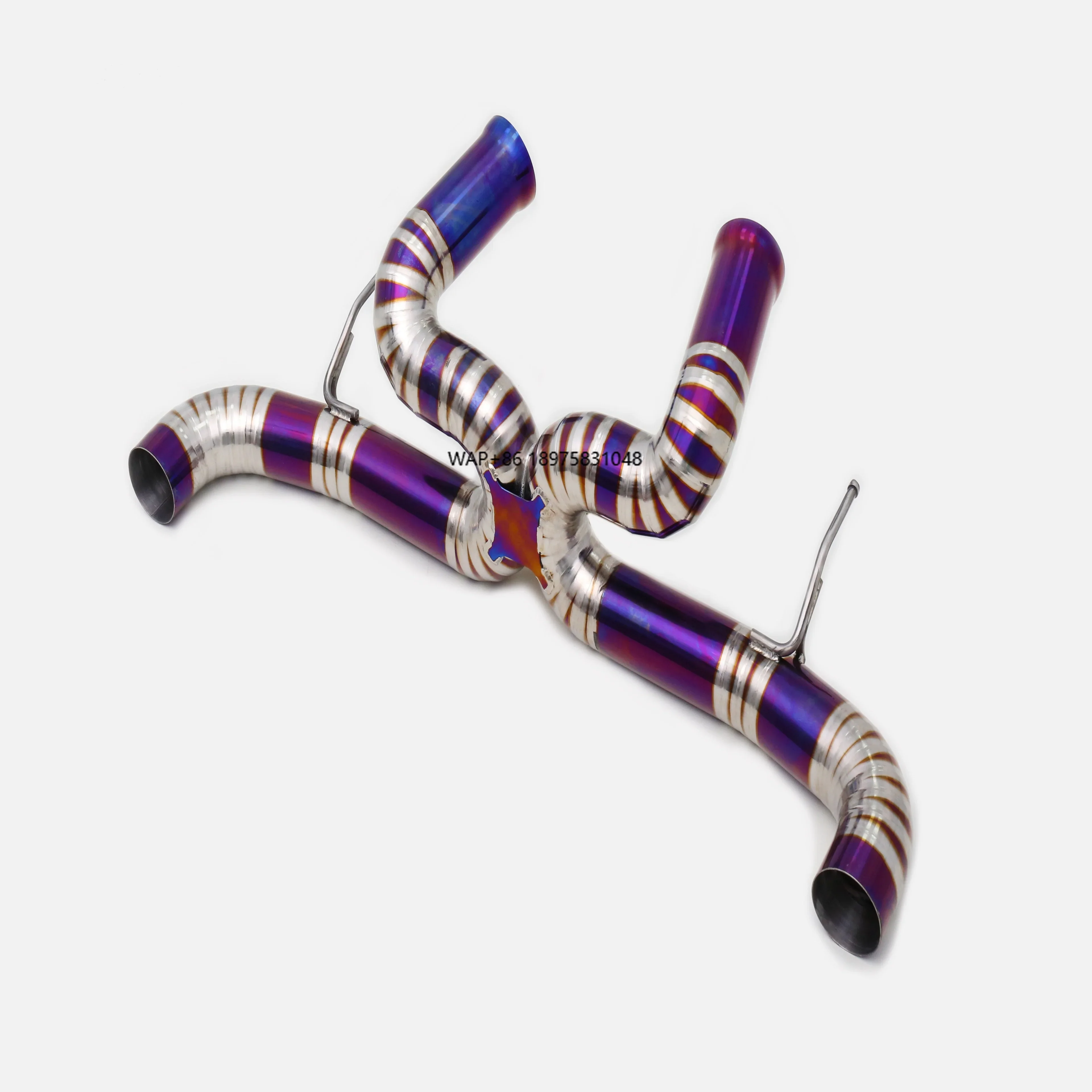 Exhaust System for GT 4.0T V8 Custom 304 Stainless Steel/Titanium Valved Exhaust Pipes