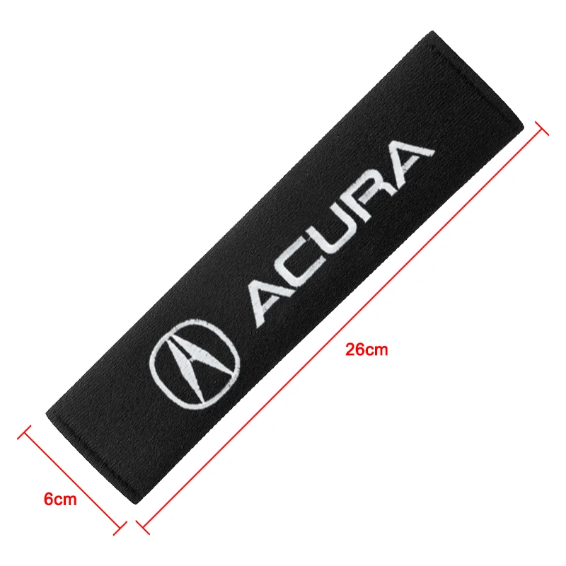 Car Seat Belt Cotton Safety Belt Shoulder Protector Cover For Acura RL Integra ILX TL TLX MDX RDX CL CSX RSX ZDX TSX NSX etc RSX