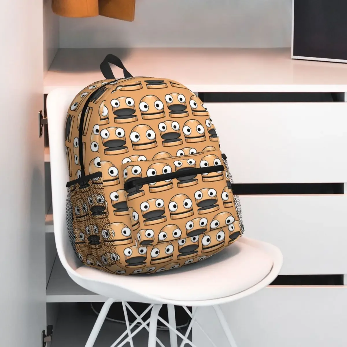 

Repo Robot Game Character Pattern Student Backpack School Bag Hiking Travel Daypack for Boys Girls Fashion Bookbag Shoulder Bags