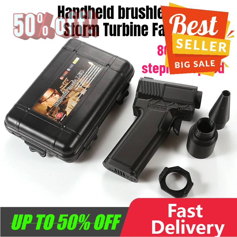 

【Fast Delivery】Turbo Jet Fan Storm Turbine Fan Handheld Brushless Motor High Speed Electric Hair Dryer Blower High Speed Duct Fa