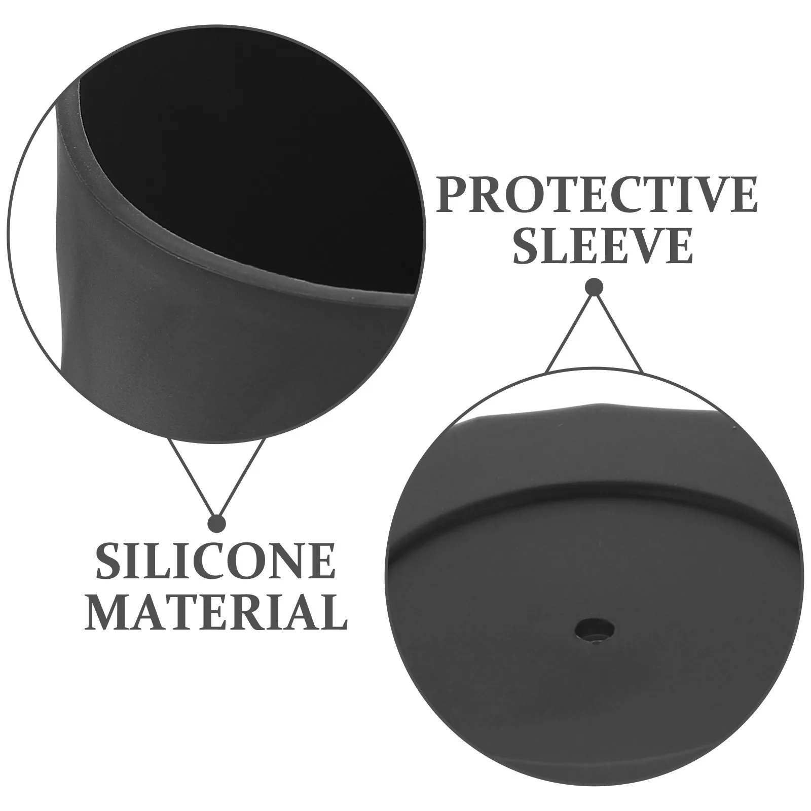 

2Pcs Flexible Silicone Water Bottle Boot Anti-Scald Non-Skid Insulation Cover for Glass and Ceramic Cups Bottle Boot