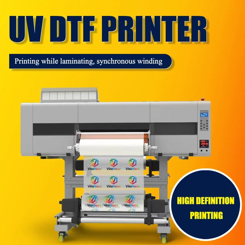 Yunyi 60cm Uv Dtf Printer Dtf Uv Flatbed Inkjet Flatbed Printer Roll To Roll Uv Dtf Printer