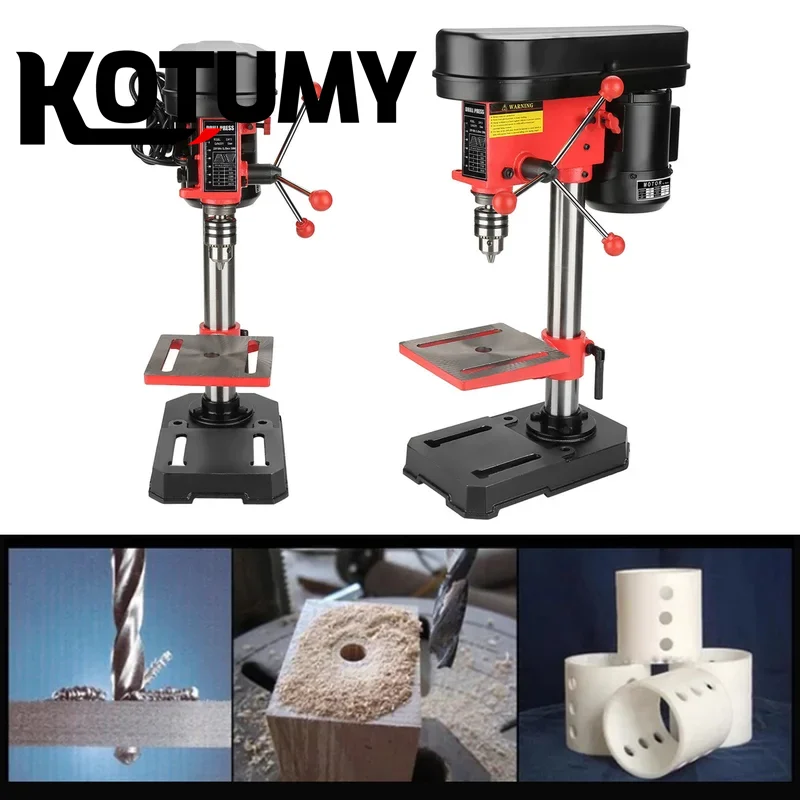 Bench Drill Press Stand Workbench Mounted Machine Workstation Drill Machine for Various Drilling Operations