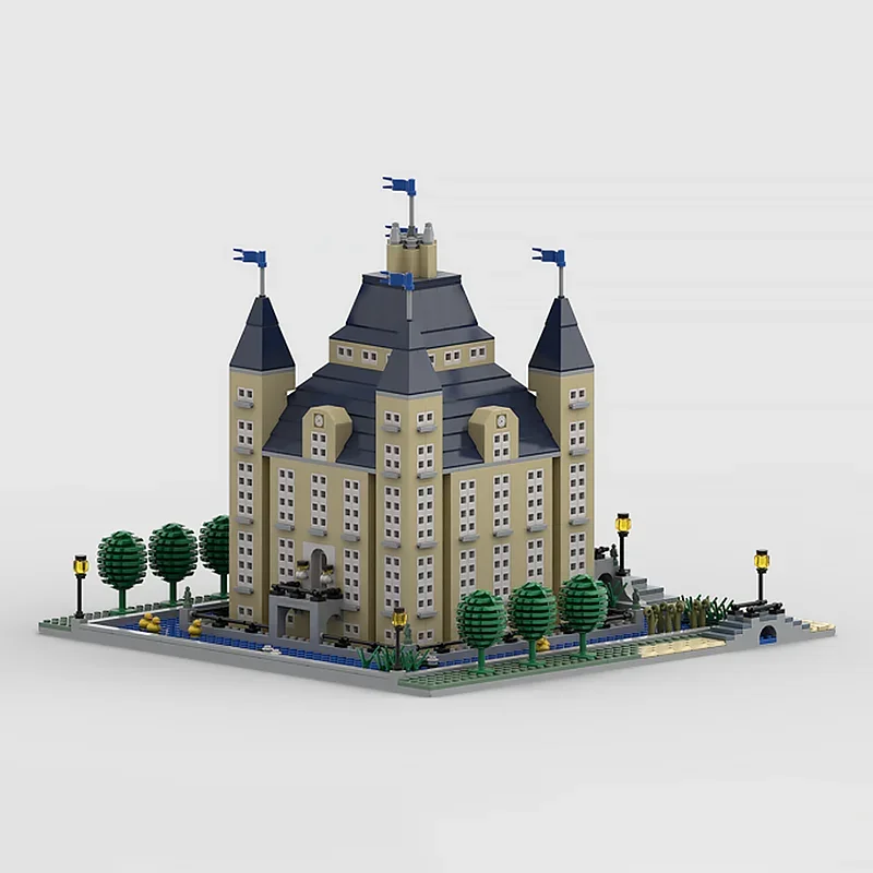 Moc ビルディングブロック ヒームステデ城 ミニバージョン テクノロジー モジュラーブリック モデル ギフト クリスマスおもちゃ DIY セット 組み立て