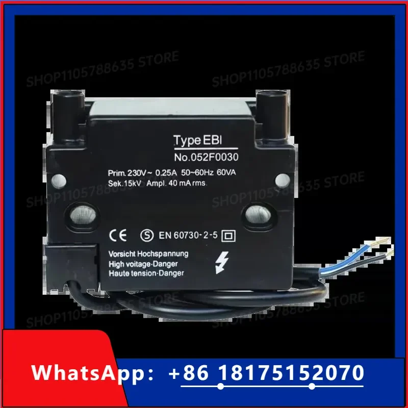 Ignition Transformer 1 Pole for Gas 2 Pole for Oil Burner Type EBI NO.052F0030 052F0040