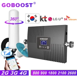 GOBOOST-amplificador señal movil amplificador de señal para teléfono móvil, repetidor GSM, 2g, 3g, 4g, 900, 1800, 2100, 2600, LTE amplificador señal 4g