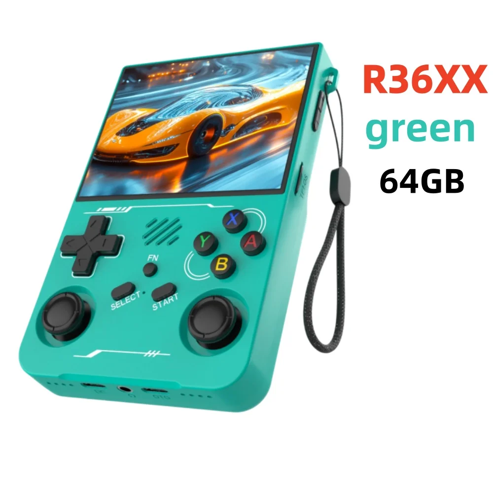 R36S Retro R36 Ultra Handheld Videogameconsole IPS Scherm 128GB Spellen Draagbare Pocket Player Linux Systeem R36XX PRO