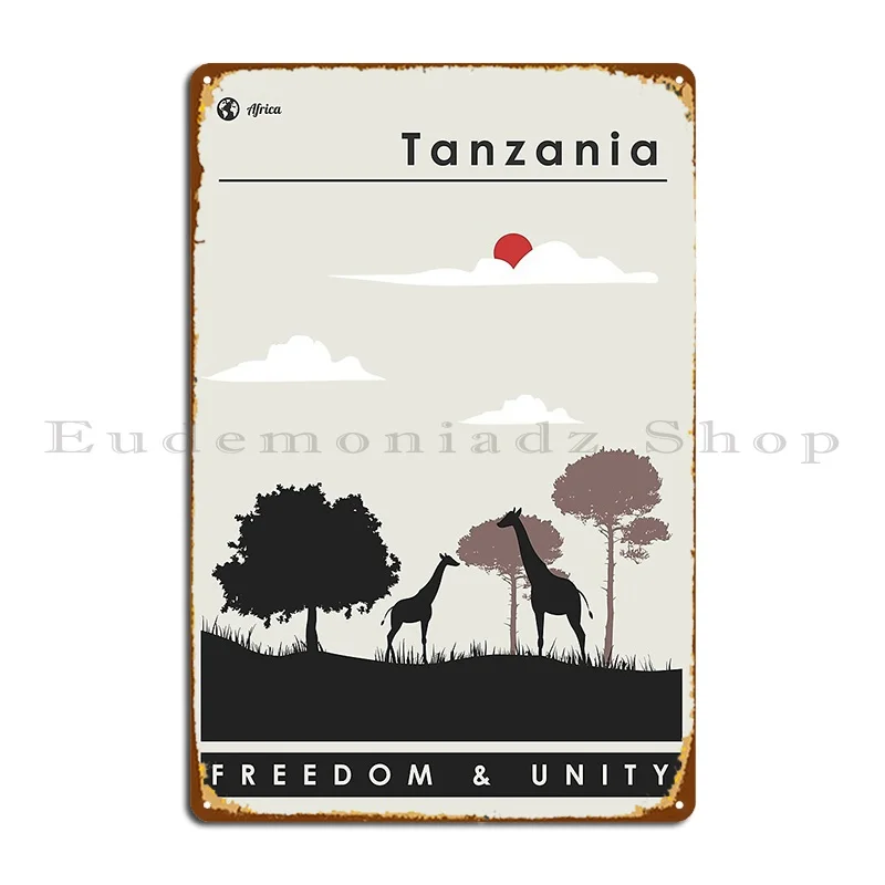 Tanzania Metal Sign Printing Club Party Create Vintage Garage Tin Sign Poster