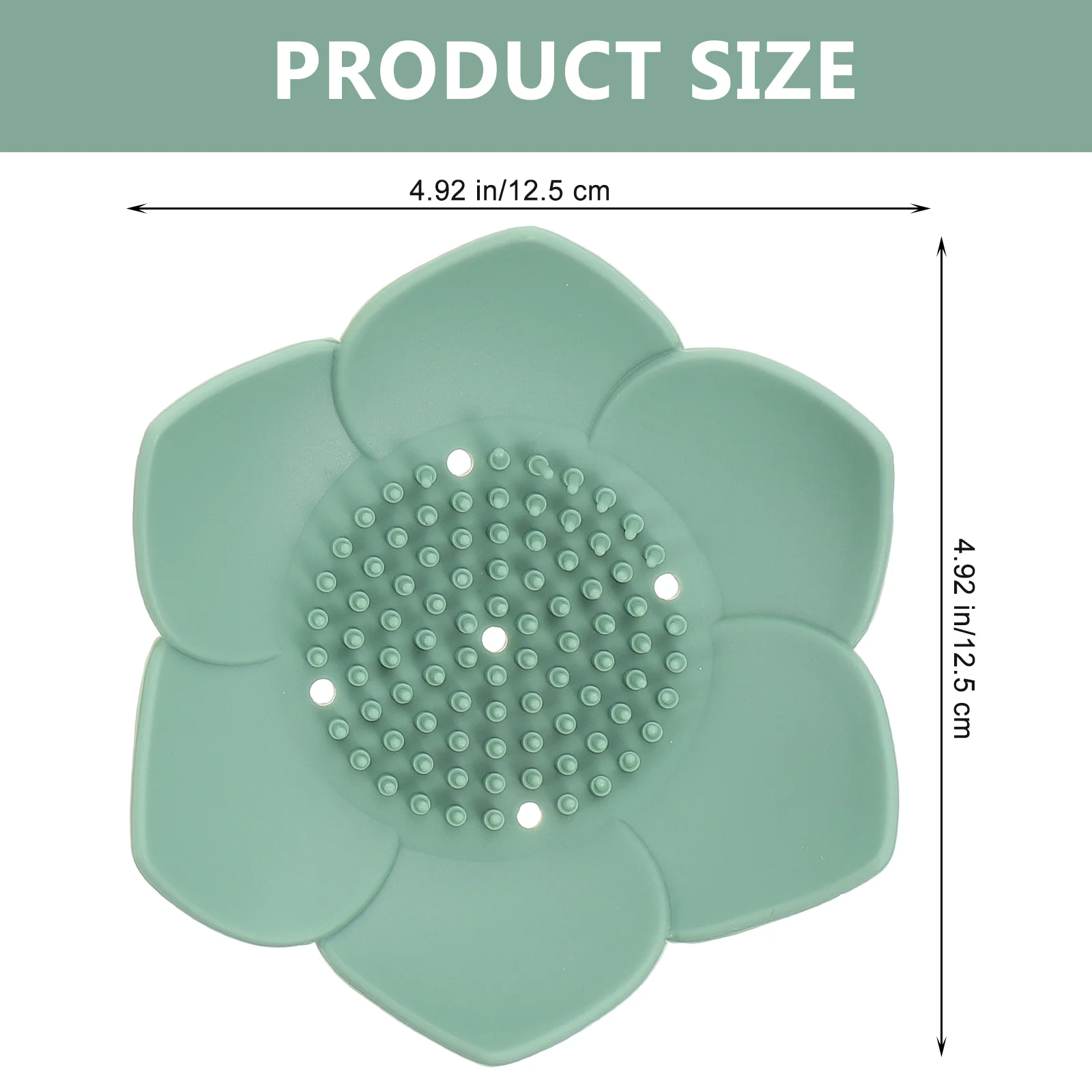

2pcs Silicone Soap Dish Holder Lotus-Shaped Draining Soap Tray Non-Slip Self-Draining Organizer For Bathroom Kitchen Household