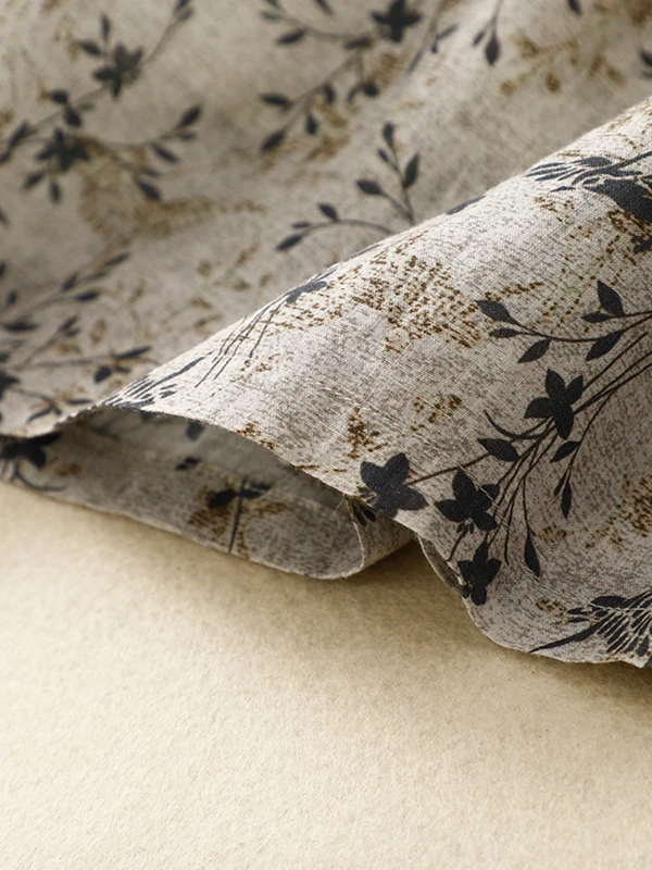 Hoge taille katoen linnen bloemenprint f rok dames vintage Sle Midi rok losse pasvorm Koreaanse Sle zomer Dr