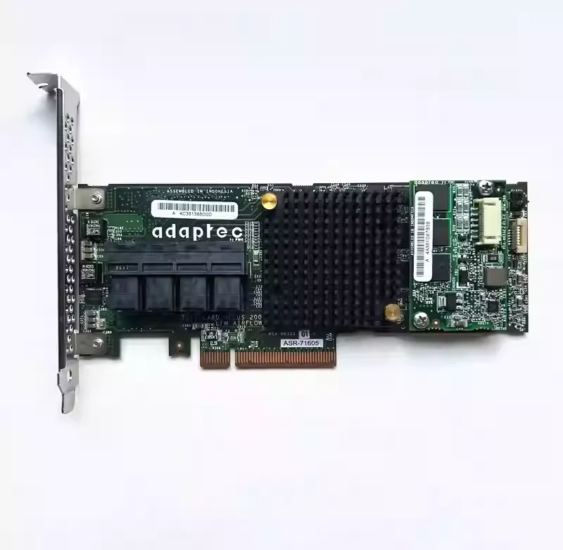 FOR Adaptec ASR-71605 HBA Pass-Through PCIe RAID Card 12G/s Four-Port 8643 Expansion 32 Drive Bays