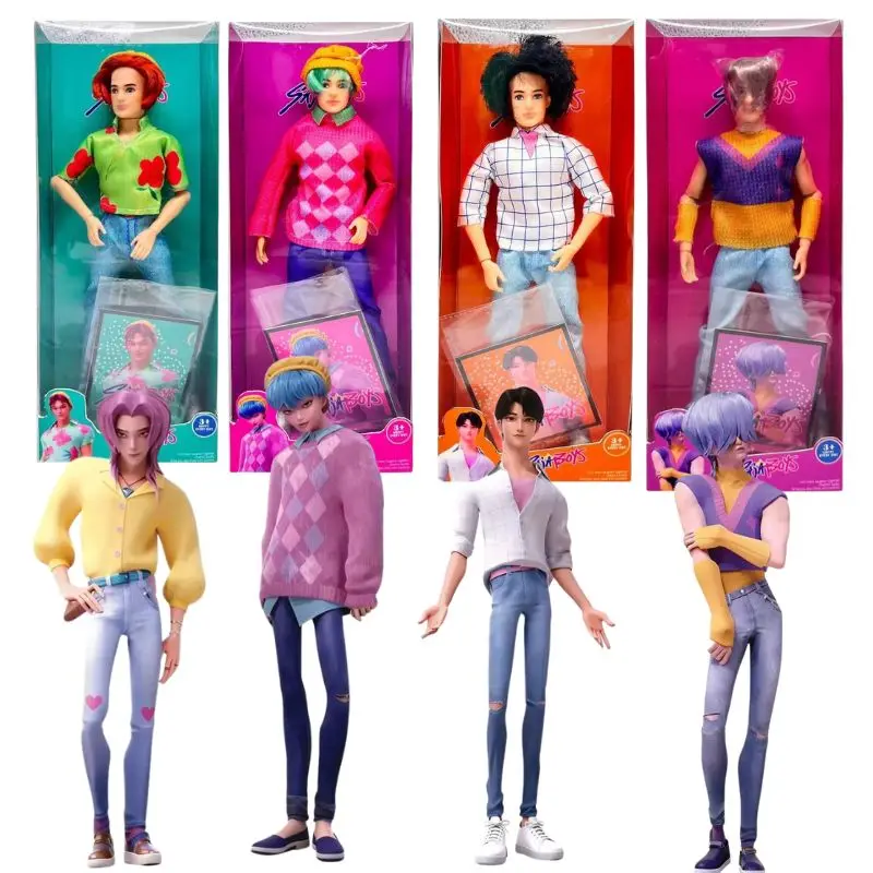 

ГОРЯЧИЙ Kpop Demon Hunter аниме SajaBoys Villain экшн-фигурка игрушка для мальчиков подарок на день рождения мультяшная коллекция кукла фигурка