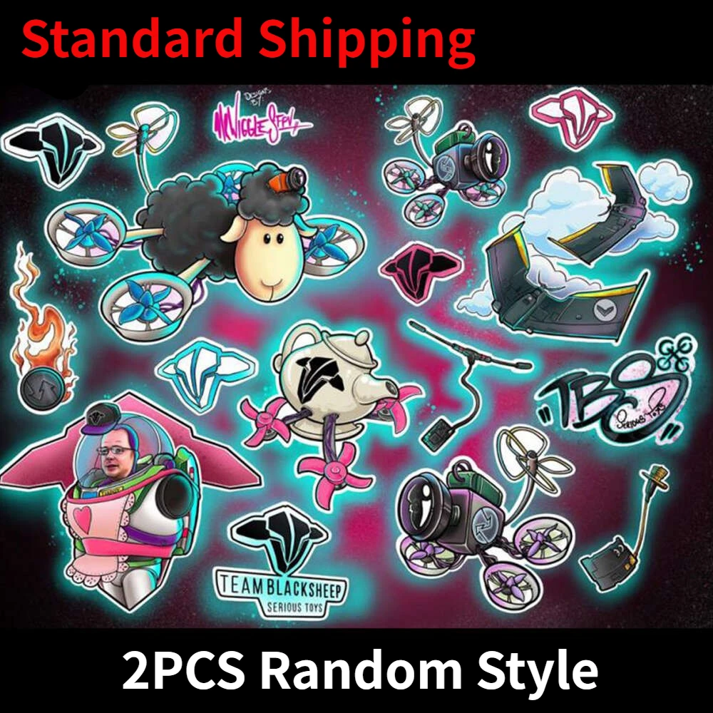 

Original 210X150mm TBS STICKERS (Random Style) for FPV Freestyle Drones Radio Transmitter FPV Goggles