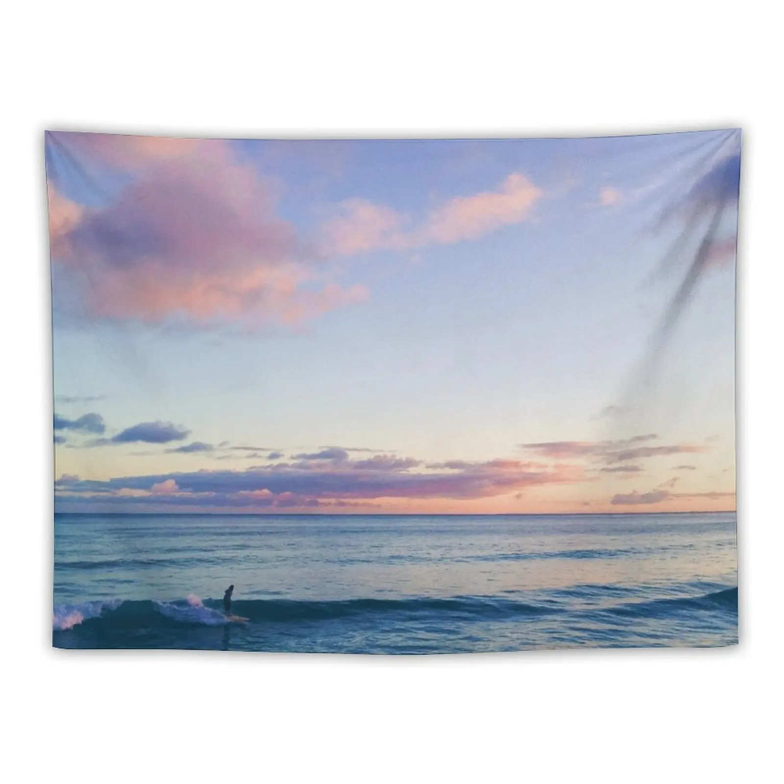 

Surfin in a Pastel Dream - Honolulu, Hawaii Tapestry Wallpaper Bedroom Wall Decor Wall Decoration Art Mural Tapestry