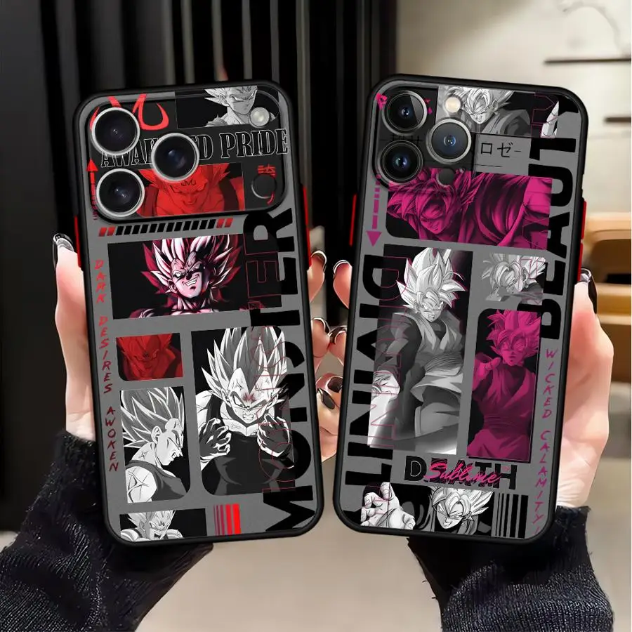 애플 아이폰 13 미니 17 에어 XS 맥스 12 13 11 17 프로 맥스 15 16 14 플러스 7 8 16e용 소프트 커버 폰 케이스 드래곤볼 애니메이션 손오공