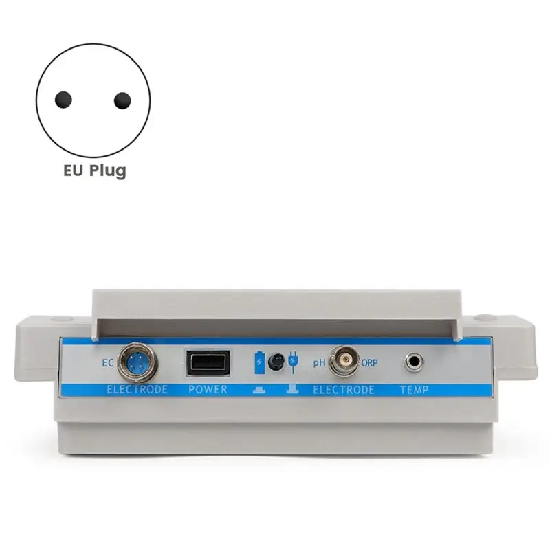 A01F-6-In-1 Water Quality Tester PH, TDS, EC, ORP, CF, Temp Benchtop Analyzer For Lab, Aquarium, Pool, Drinking Water EU Plug