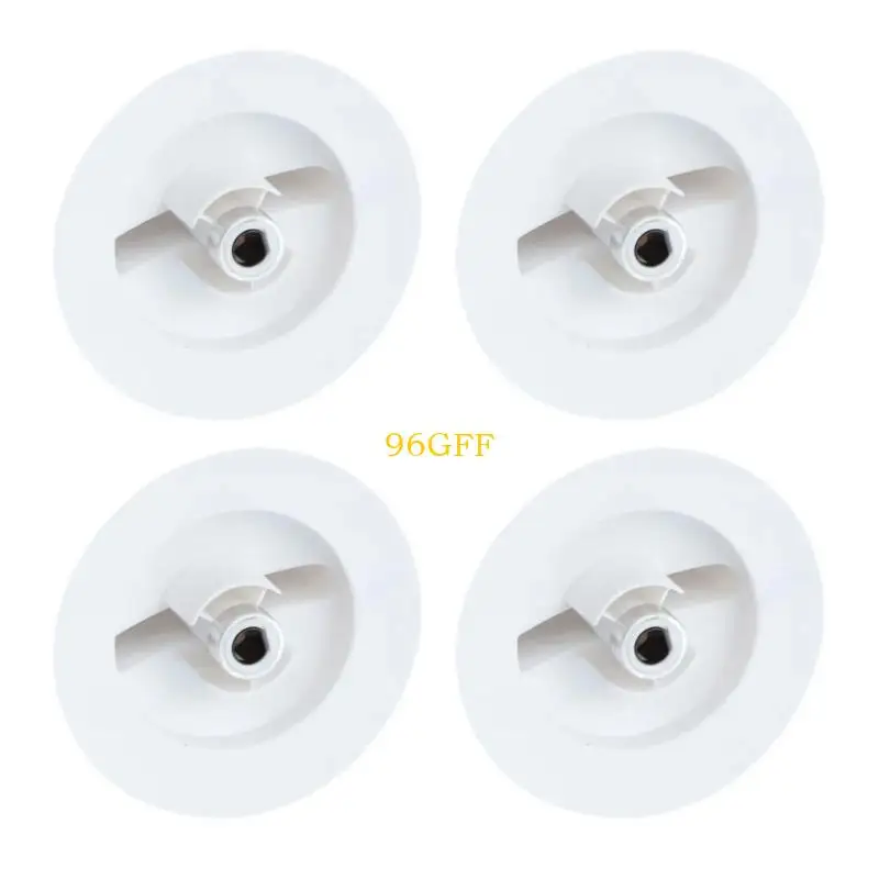 96GF Pack of 4 Professional Timer Knobs Replacement Set Plastic Texture Suitable for Stable Dryer Operation and Maintenance