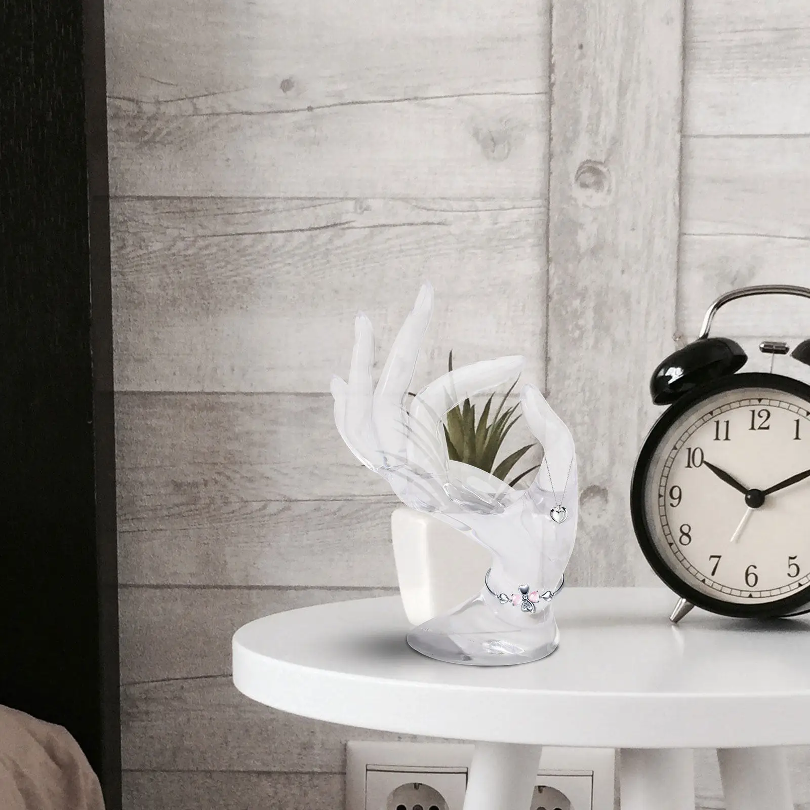 

Прозрачная подставка для украшений в форме руки для колец, браслетов, мелких ювелирных изделий, для дома и магазина, стереоскопическая, креативная