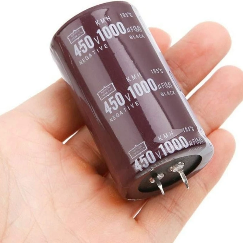 

High Frequency 450V 1000uF Aluminum Electrolytic Capacitor Perfect for Data Bases, Amplifiers, Electronic Devices