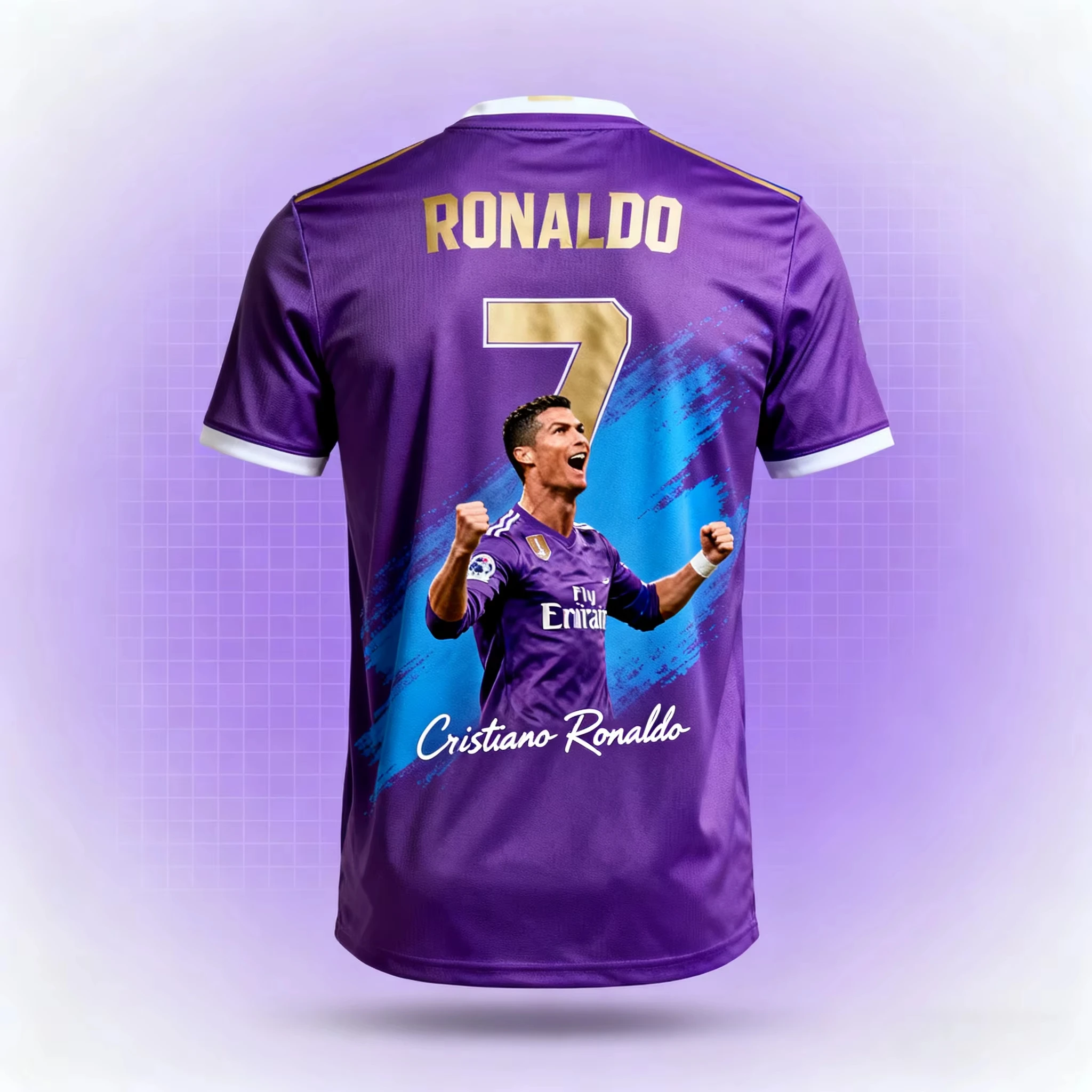 ChatGPT QUENTE AI Ronaldo # 7 camisa de futebol adultos crianças treinamento de futebol topos verão fã edição roupas esportivas confortáveis