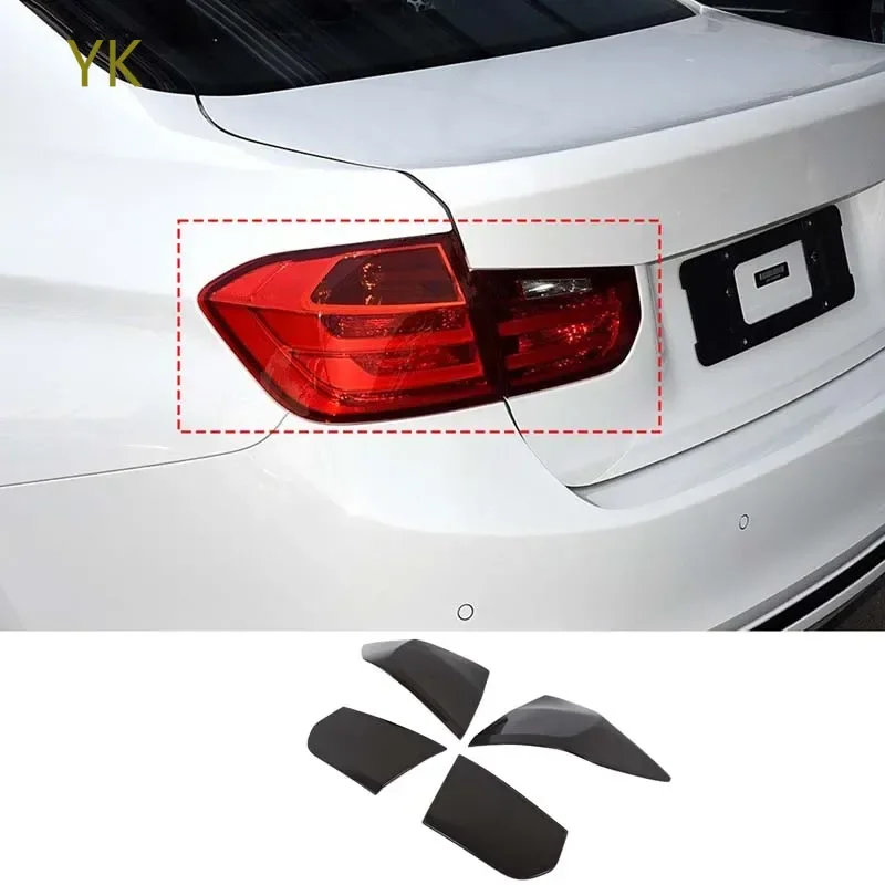 

For BMW 3 Series F30 F35 2013-2015 ABS Blackened Car Rear Tail Light Turn Signal Cover Decorate Car Accessories