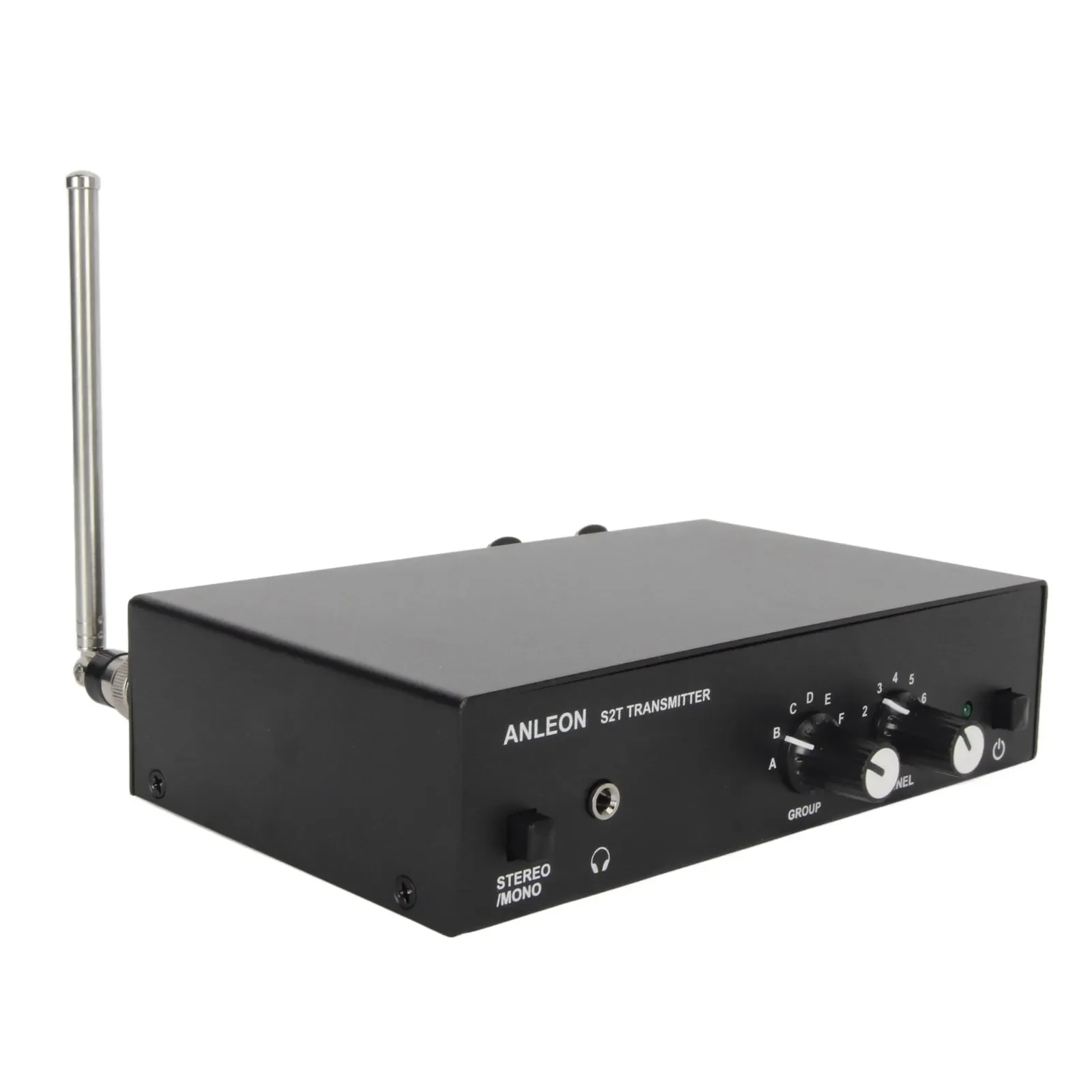 For ANLEON S2 Stereo Wireless Stage In-Ear Monitor System 670-680MHZ 526-535MHZ Professional Ear Return System with 2 Receivers