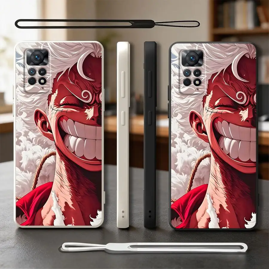 Case for Xiaomi Redmi Note 15 Pro Plus 11S 9S 8 11 12S Note 14 13 12 10 Lite 9 14 Phone Cover One Piece Happy Luffy