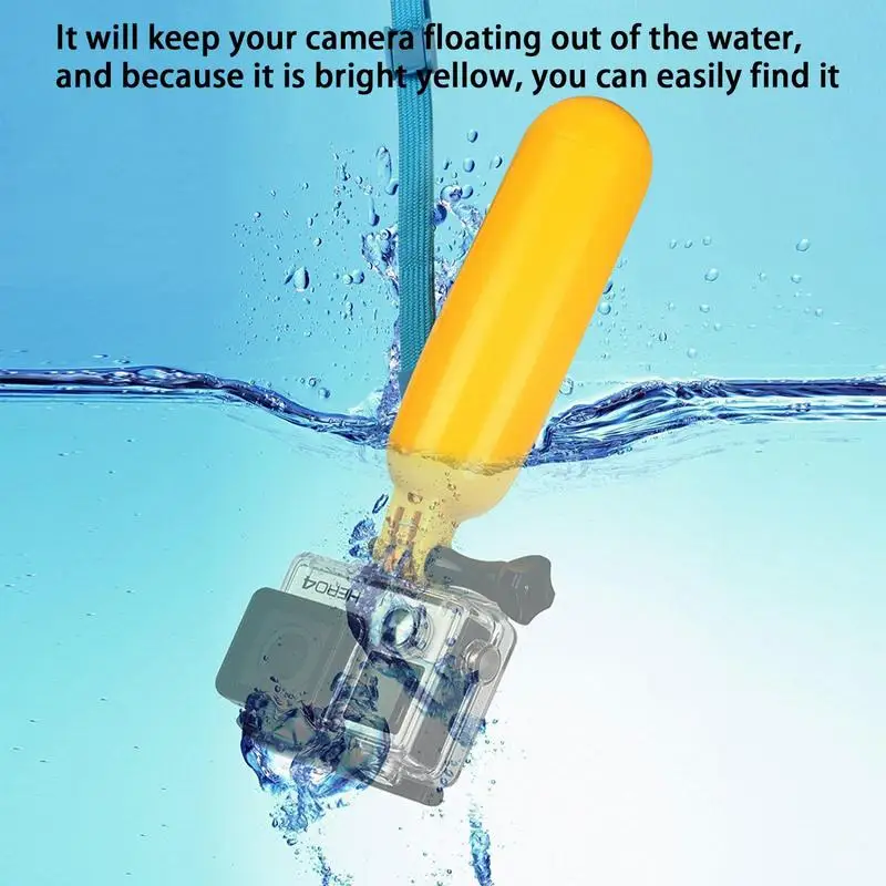 كاميرا مقاومة للماء تعويم الكاميرا العائمة الطفو الذراع مع المعصم حزام في الهواء الطلق الغوص تصفح كاميرا الطفو عصا يده