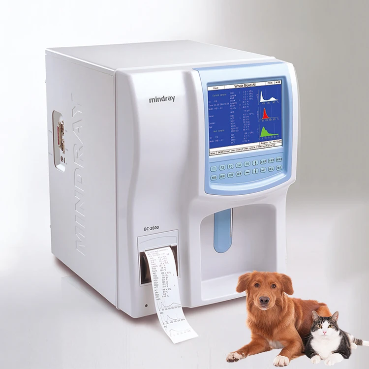 Mindray BC-2800Vet Medical Laboratory Equipment Open System CBC Blood Test Machine Auto 3-part Veterinary Hematology Analyzer