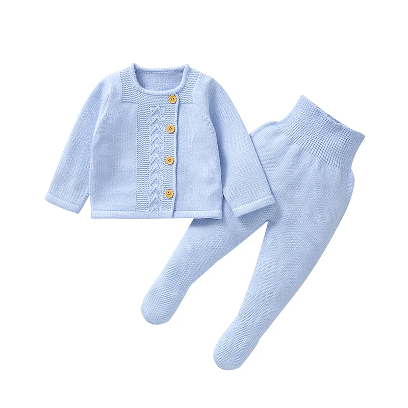 Ensembles de pulls en tricot à manches longues pour bébés filles, olympiques 2 pièces pour tout-petits, tenues de documents purs, vêtements FJJD,