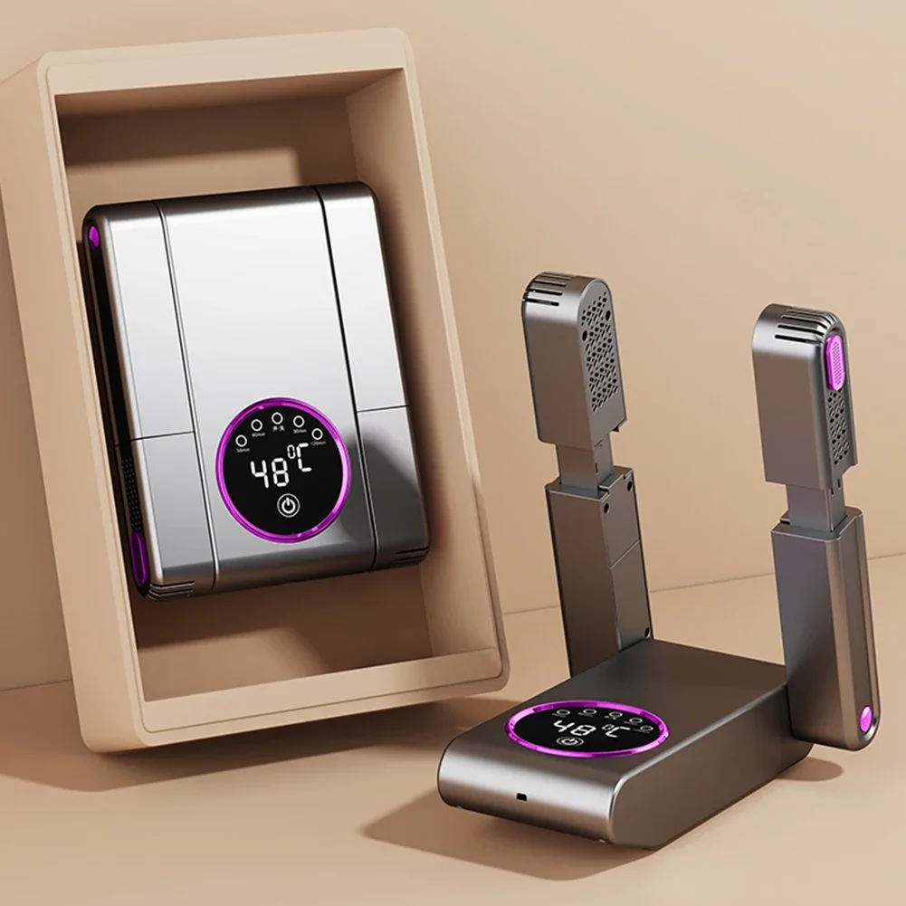 حار طوي مجفف الأحذية الذكية تجفيف مزيل الرطوبة توقيت للطي مجفف الأحذية سخان الذكية التمهيد دفئا للمنزل السفر في الهواء الطلق