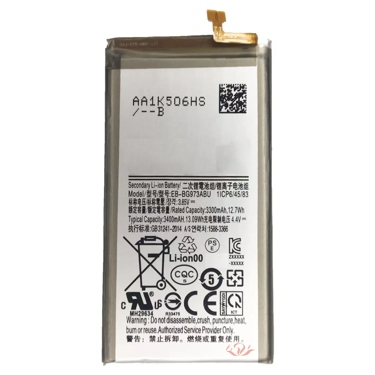 For Samsung S10 EB-BG973ABU Original Battery, Mobile Phone Battery Replacement, Free Tools, Repair Parts