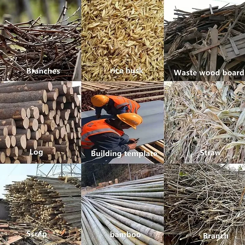 Multifunction Farm Wood Grinding Machine/ Industrial Log Wood Sawdust Making Chipper Diesel Wood Crusher Machine